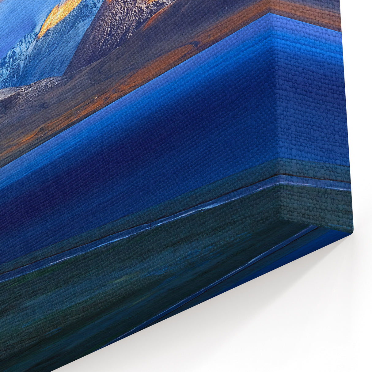 Framed Tibet Prints - Majestic Snow-Capped Mountains at Dusk Canvas Art