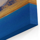 Expansive Tibet Wall Art - Mountain and Lake Panorama