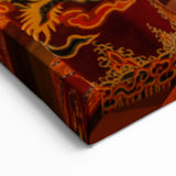 Vibrant Tibetan Wall Art - Traditional Monastery Interior