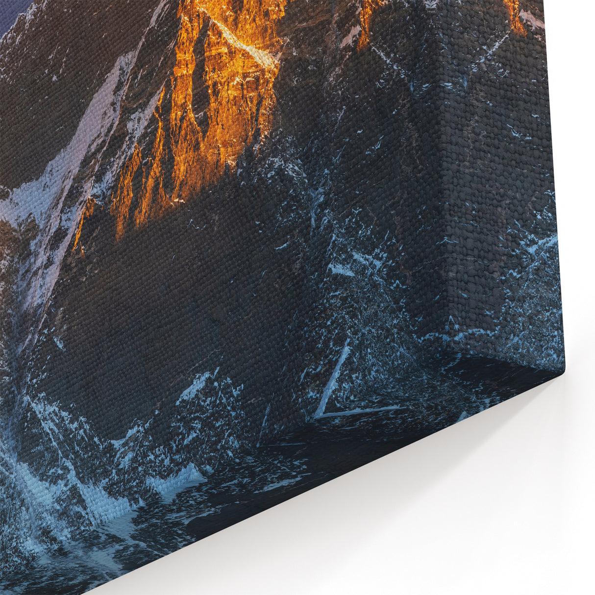 Tibet Wall Art - Dramatic Sunlit Mountain Peaks