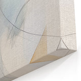 Minimalist Abstract Wall Art - Soft Flowing Curves in Neutral Tones