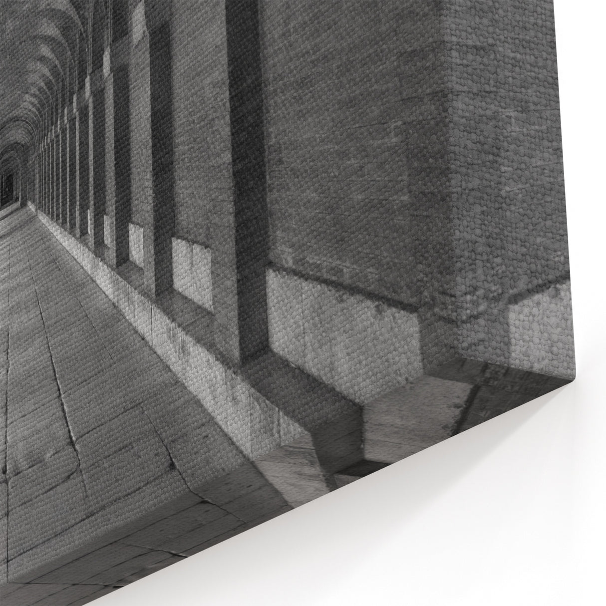 Madrid Architecture Black and White Art - Elegant Archways Canvas Prints