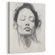 Minimalist Wall Art – Modern Abstract Female Portrait for Elegant Decor
