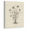 Minimalist Wall Art – Botanical Wildflower Sketch for Simple Home Decor