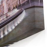 Madrid Fountain at Sunset - Stunning Madrid Wall Art Canvas Print