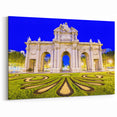 Puerta de Alcalá at Night - Elegant Madrid Wall Art Canvas Print