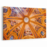 Exquisite Madrid Ceiling Fresco - Unique Madrid Wall Art Canvas Print