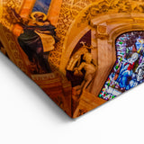 Exquisite Madrid Ceiling Fresco - Unique Madrid Wall Art Canvas Print