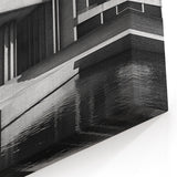 Brutalist Wall Art | Industrial Concrete Architecture Geometric Print