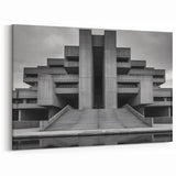 Brutalist Wall Art | Monumental Industrial Concrete Architecture Print