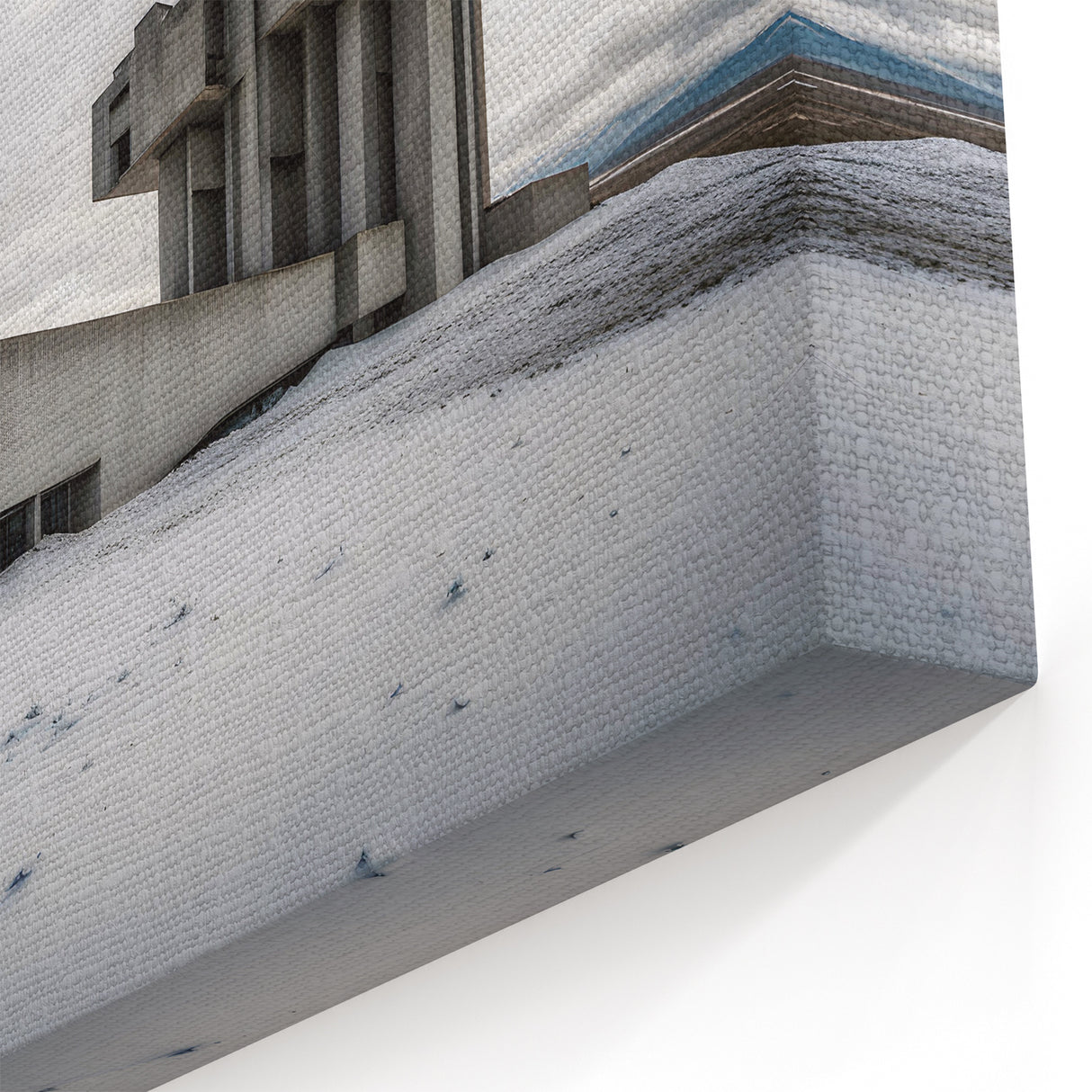 Brutalist Wall Art | Industrial Concrete Landscape Architecture Print