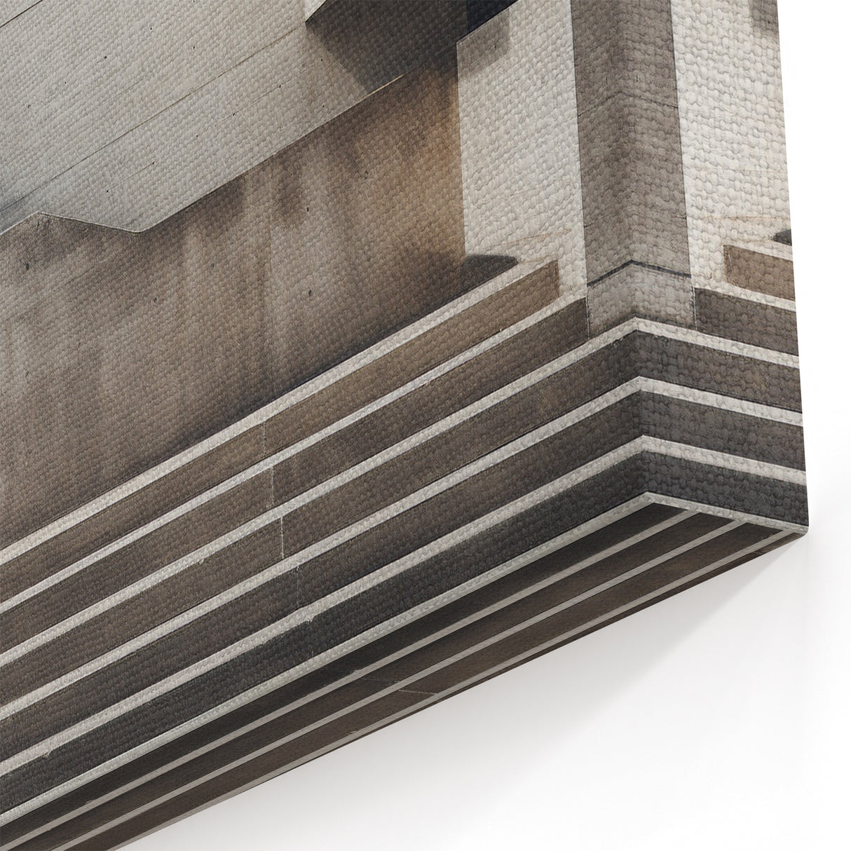 Brutalist Wall Art | Minimalist Concrete Architecture Geometric Print