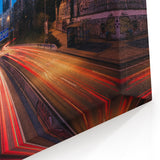 Madrid Night Lights Wall Art - Modern Cityscape Canvas Prints