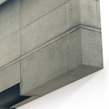 Brutalist Wall Art | Abstract Geometric Concrete Design with Color Blocks