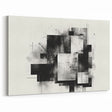 Brutalist Wall Art | Abstract Geometric Black and White Industrial Print