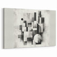 Brutalist Wall Art | Abstract Geometric Black and White Modern Art Print