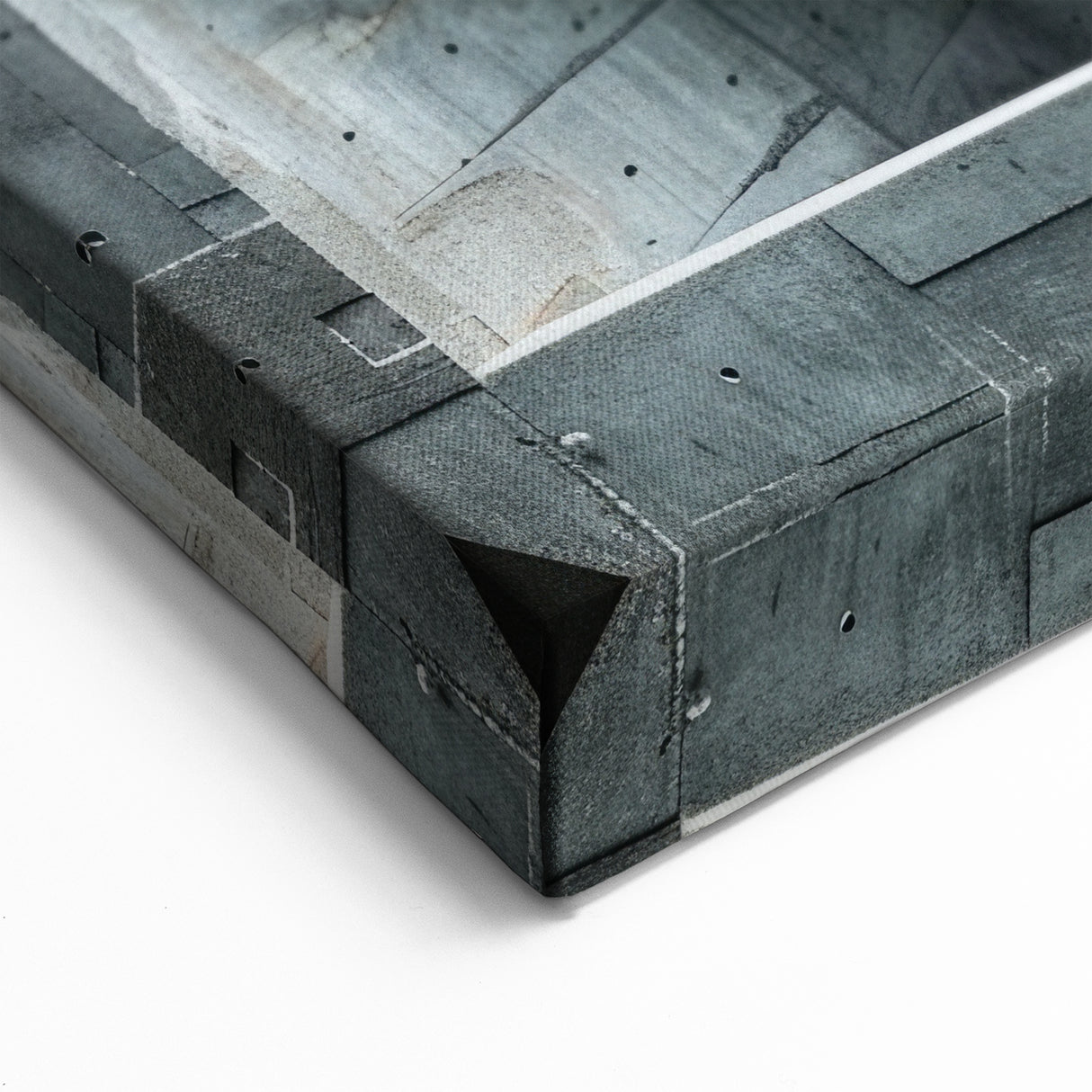 Brutalist Wall Art | Raw Concrete Geometric Structure Industrial Print