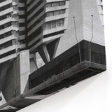 Architectural Brutalist Wall Art | Monochrome Modern Industrial Design
