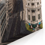 Gran Vía Madrid Wall Art - Aerial Cityscape Canvas Prints