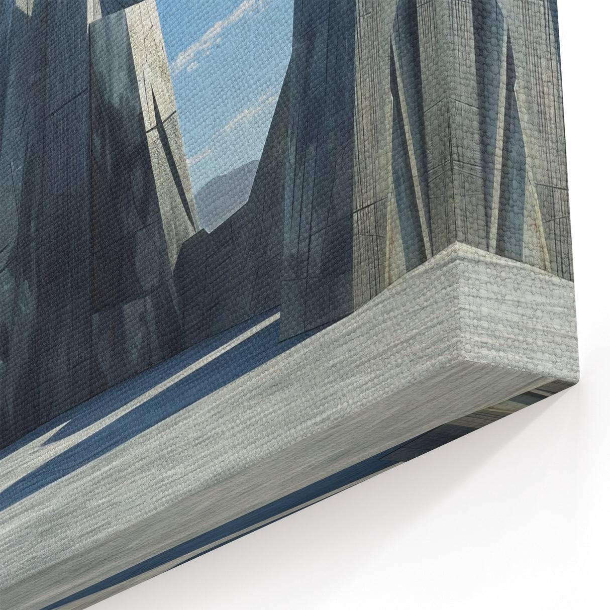Monumental Brutalist Wall Art | Abstract Geometric Architectural Design