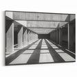 Minimalist Brutalist Wall Art | Geometric Concrete Architecture in Monochrome
