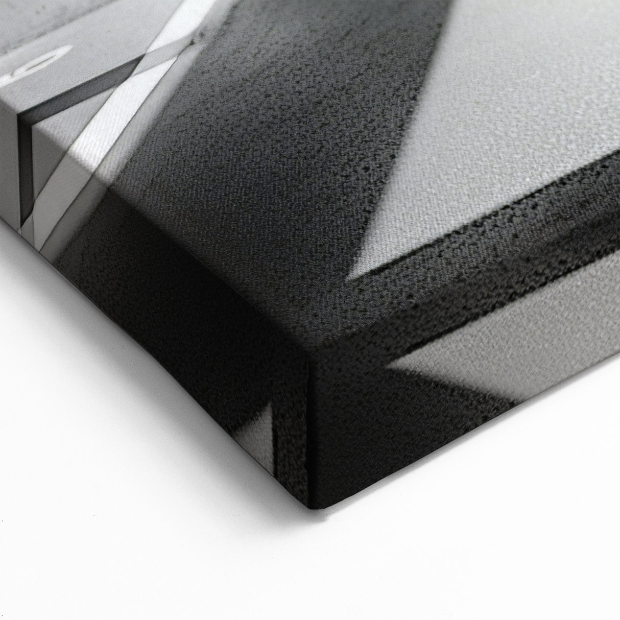 Minimalist Brutalist Wall Art | Geometric Concrete Architecture in Monochrome