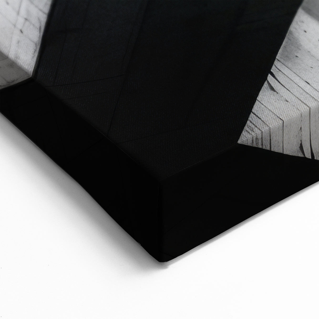 Geometric Brutalist Wall Art | Concrete Architecture in Monochrome