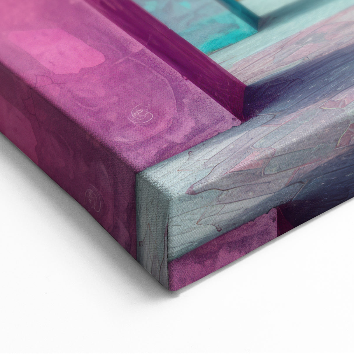 Vibrant Brutalist Wall Art | Colorful Geometric Arches in Concrete Design