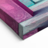 Vibrant Brutalist Wall Art | Colorful Geometric Arches in Concrete Design