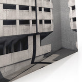 Brutalist Wall Art | Modern Industrial Geometric Print | Concrete Design