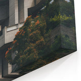Brutalist Wall Art | Modern Geometric Architecture | Industrial Canvas Print
