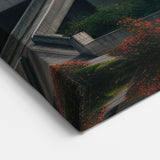 Brutalist Wall Art | Modern Geometric Architecture | Industrial Canvas Print