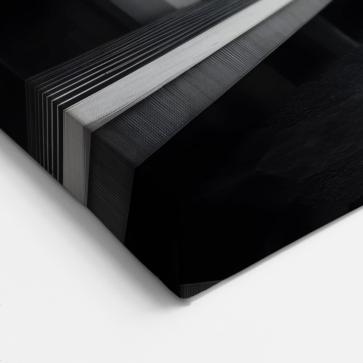 Brutalist Wall Art | Geometric Concrete Architecture | Industrial Canvas