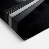 Brutalist Wall Art | Geometric Concrete Architecture | Industrial Canvas