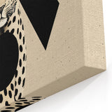 Abstract Minimalist Art: Modern Leopard Geometric Minimalist Wall Art Print