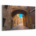 Valencia Canvas Prints - Historic Valencia Archway and Street Scene Art