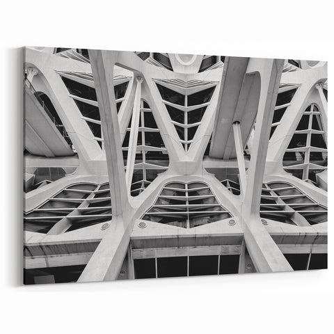 Valencia Photography Prints - Modern Valencia Architecture in Black and White