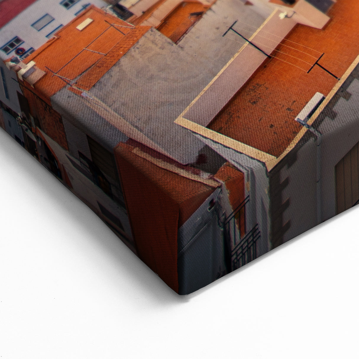 Valencia Cityscape Art - Panoramic Coastal View of Valencia at Sunset