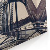 Historic St. Louis Artwork – Missouri Bridge with Industrial Design