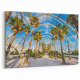 Valencia Photography Prints - Palm Trees and Modern Architecture Scene