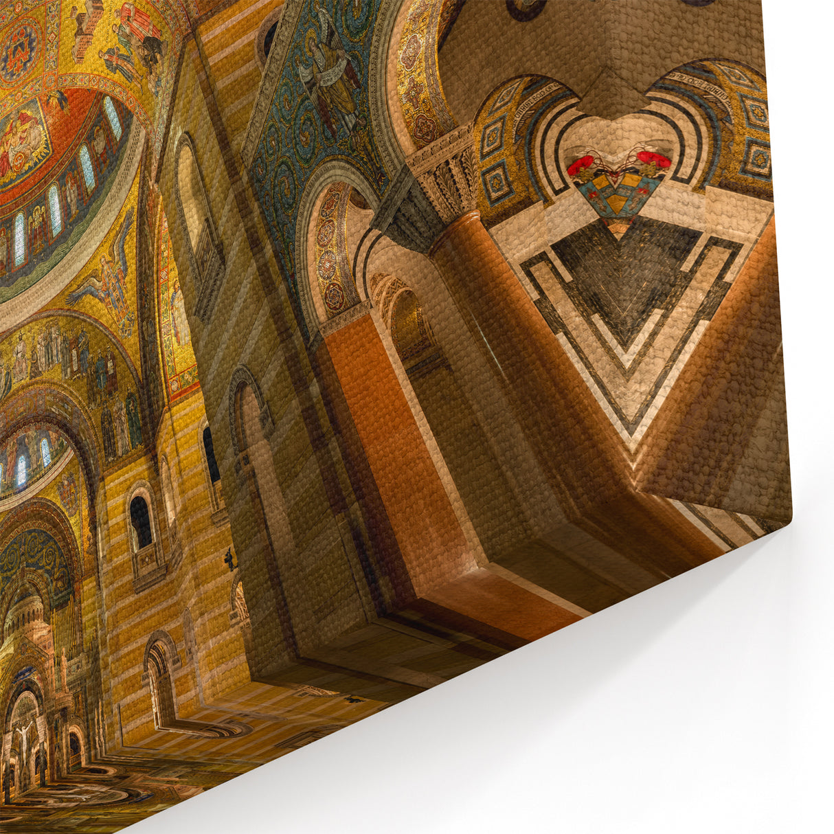 St. Louis Wall Art – Missouri Cathedral Interior with Ornate Mosaics