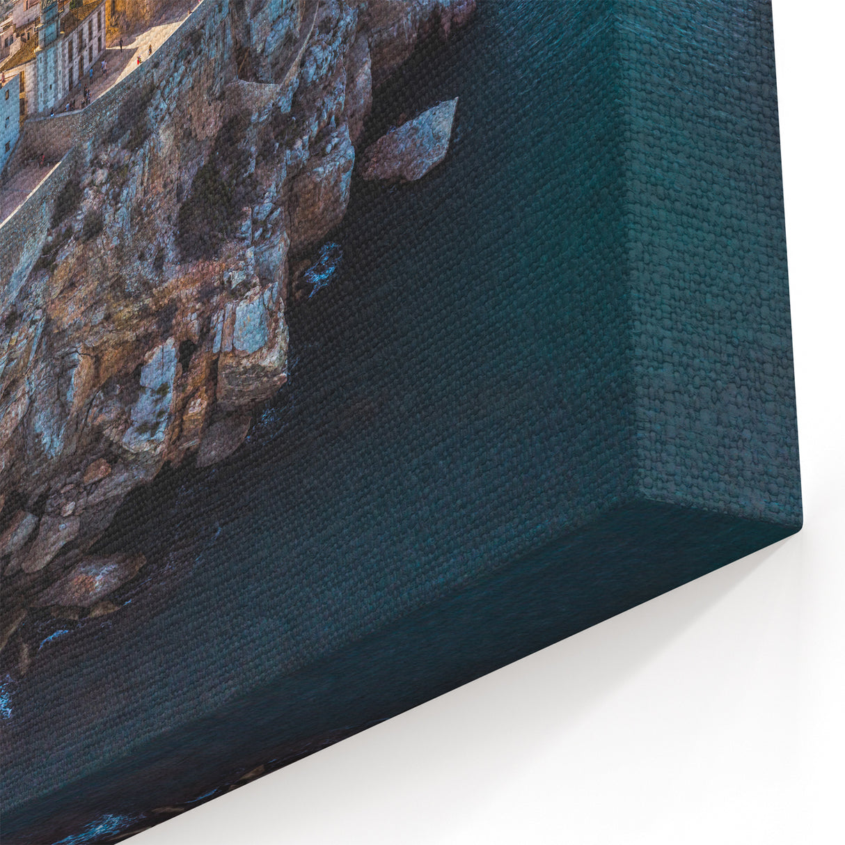 Scenic Valencia Artwork - Aerial Coastal View of Peñíscola Castle