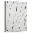 Minimalist Abstract Line Art: Delicate Organic Patterns in Black and White