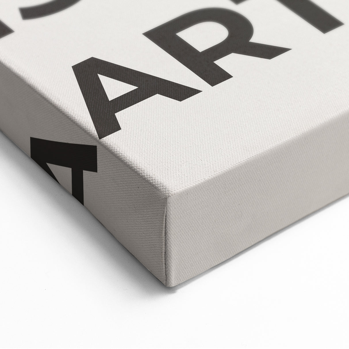 Minimalist Typography Wall Art: "All Is Art" Bold Modern Print