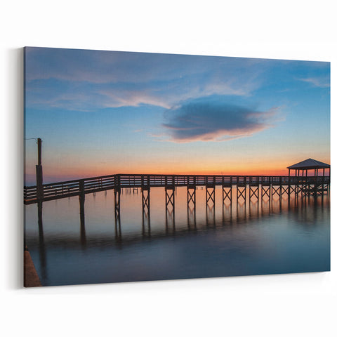 St. Louis Wall Art - Missouri Scenic Pier at Sunset Gateway Arch Art