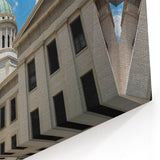 Missouri Scenic Prints - Historic Missouri Courthouse Skyline Gateway Arch Art