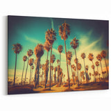 Santa Monica Palm Trees Art - Iconic California Coastal Photography Print