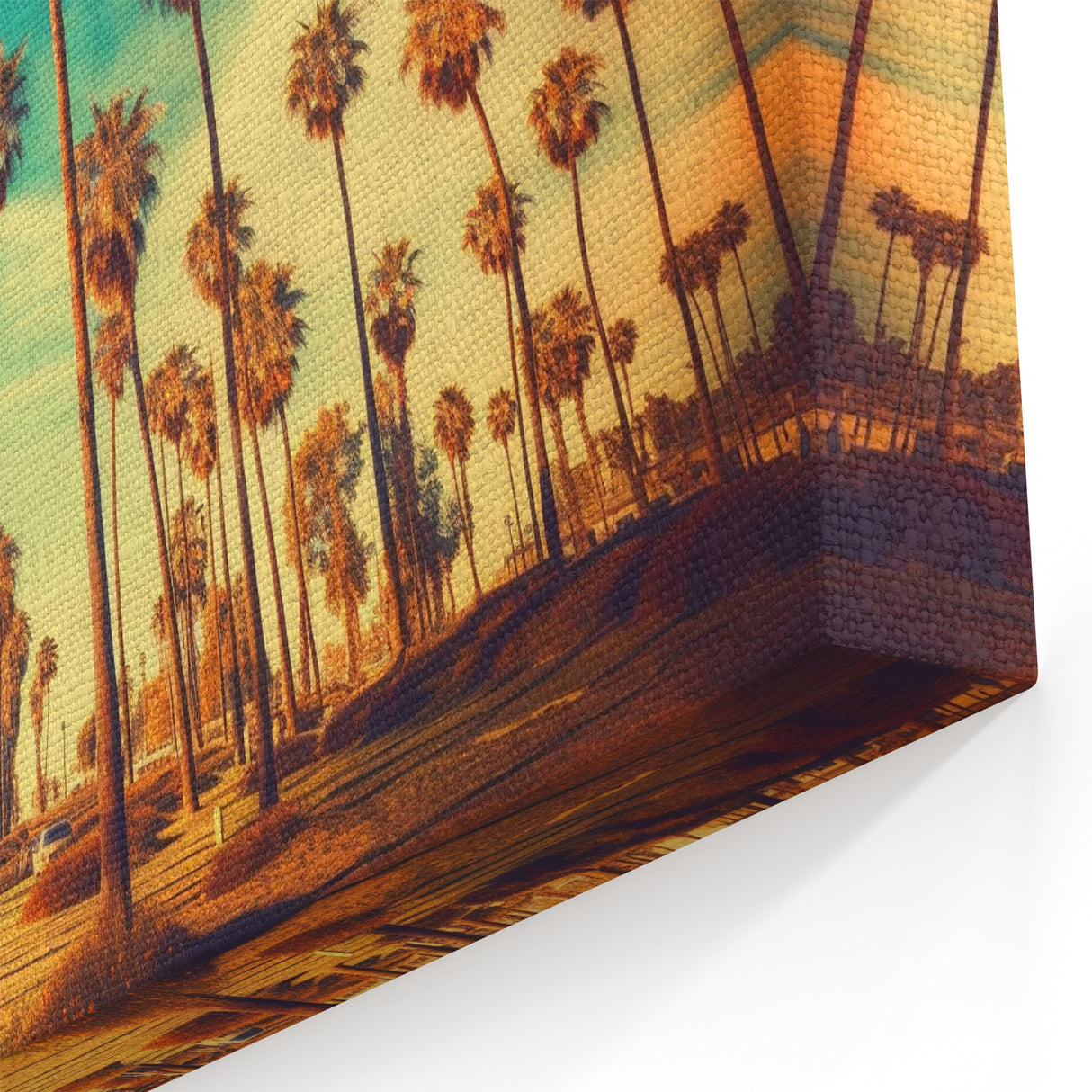 Santa Monica Palm Trees Art - Iconic California Coastal Photography Print