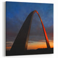St. Louis Skyline Posters - Gateway Arch at Sunset Missouri Scenic Print