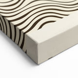 Minimalist Abstract Art: "Art is Always the Answer" Wavy Line Design